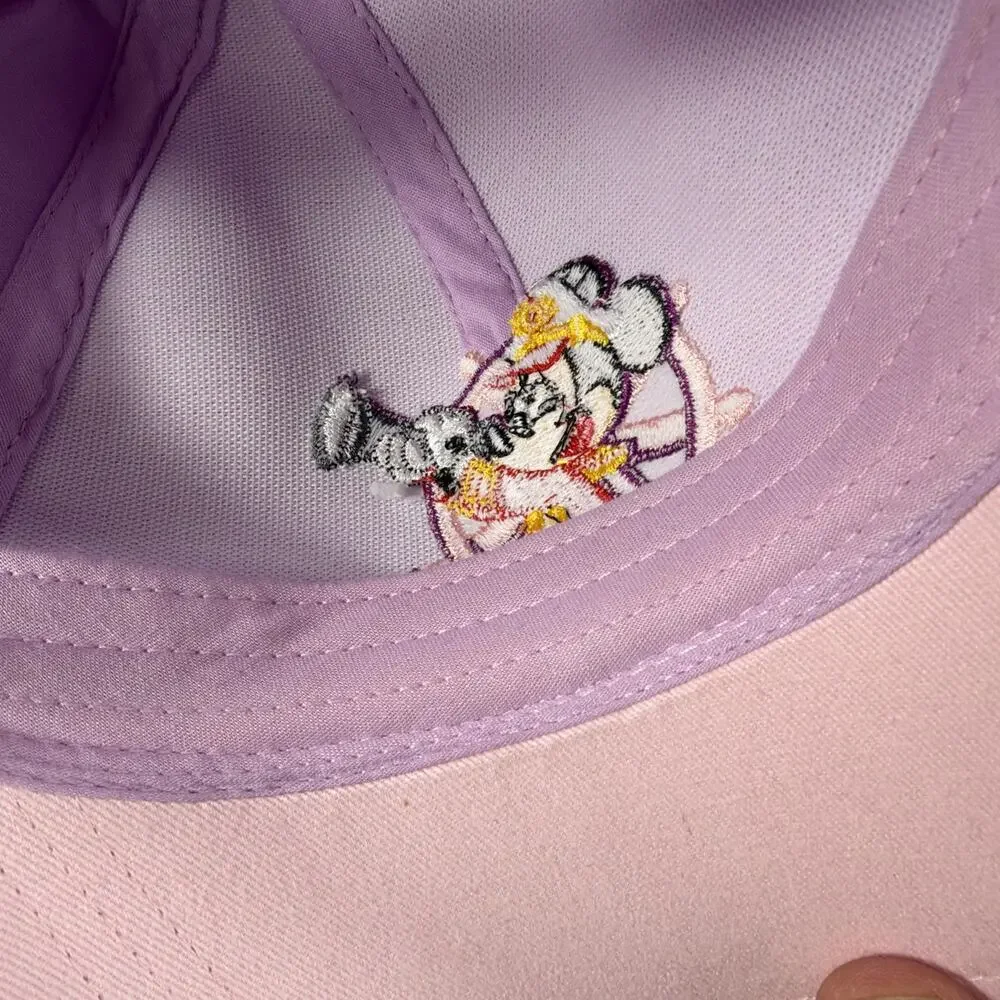 Disney Minnie Mouse Hat Cap Strapback OS Multicolor Adjustable 3D Ears Bow